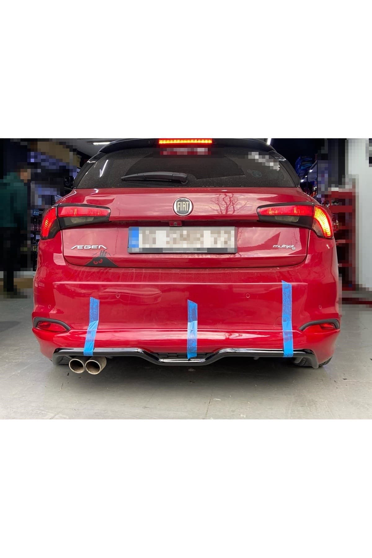 FİAT EGEA HB ARKA TAMPON EKİ - BOYASIZ - Thumbnail 2