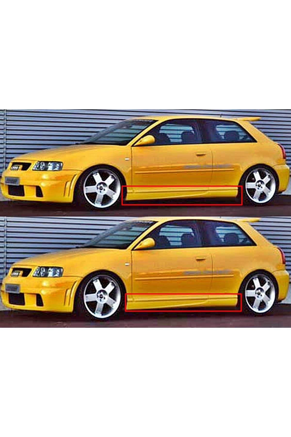 AUDİ A3 8L ZENDER MARŞPİYEL 1998 - 2002 - BOYASIZ - FİBERGLASS