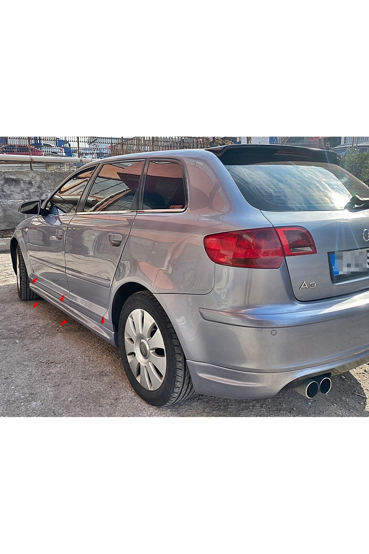 AUDİ A3 8P 4 KAPI S MARŞPİYEL - 2003 - 2011 - FİBERGLAS - BOYASIZ