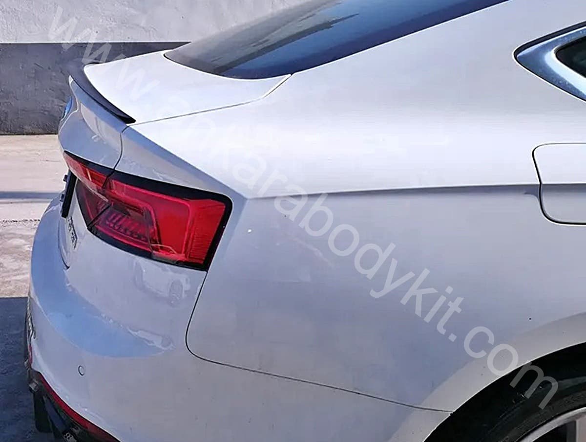 AUDİ A5 8W B9 GENİŞ SPOİLER - 2017 - 2023 BOYASIZ - FİBERGLAS