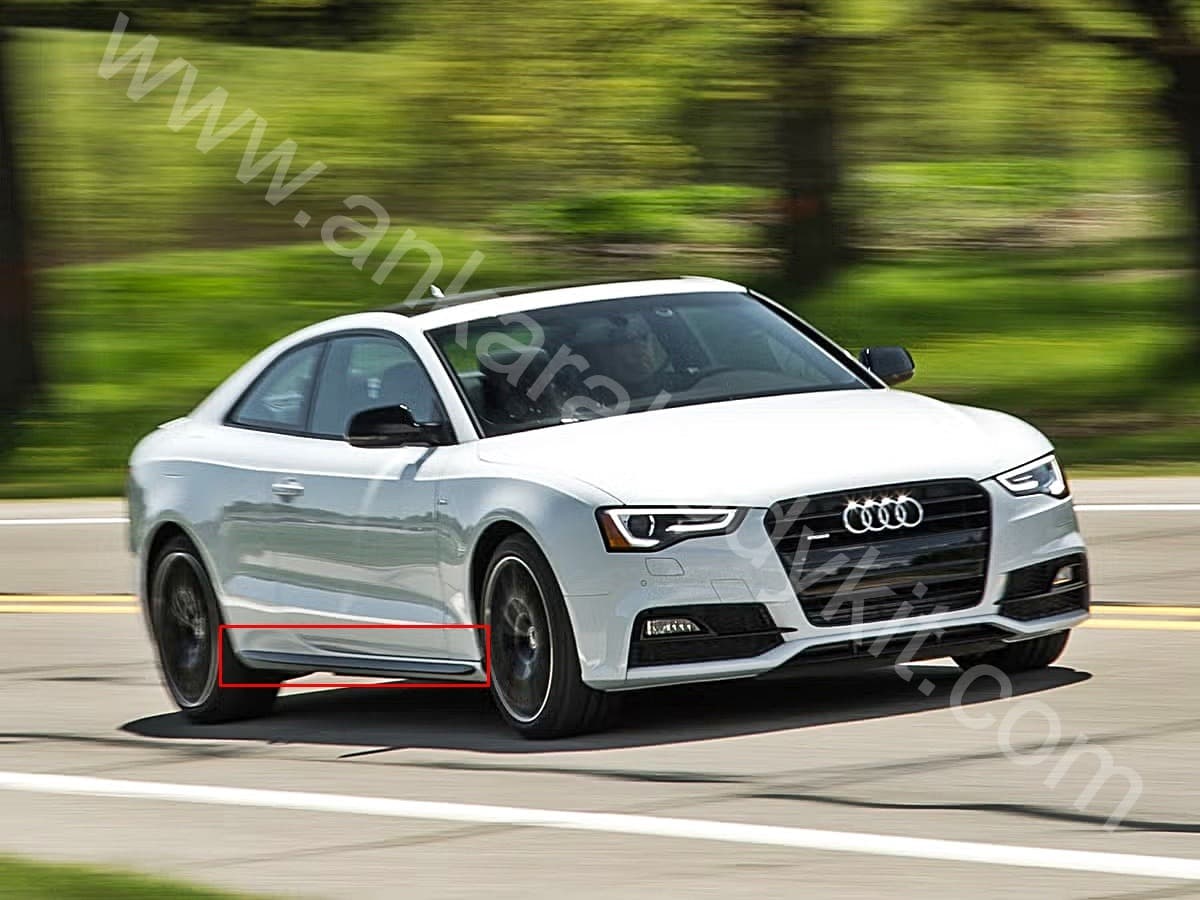AUDİ A5 COUPE TEK SLİNE MARŞPİYEL - FİBERGLASS - PLASTİK