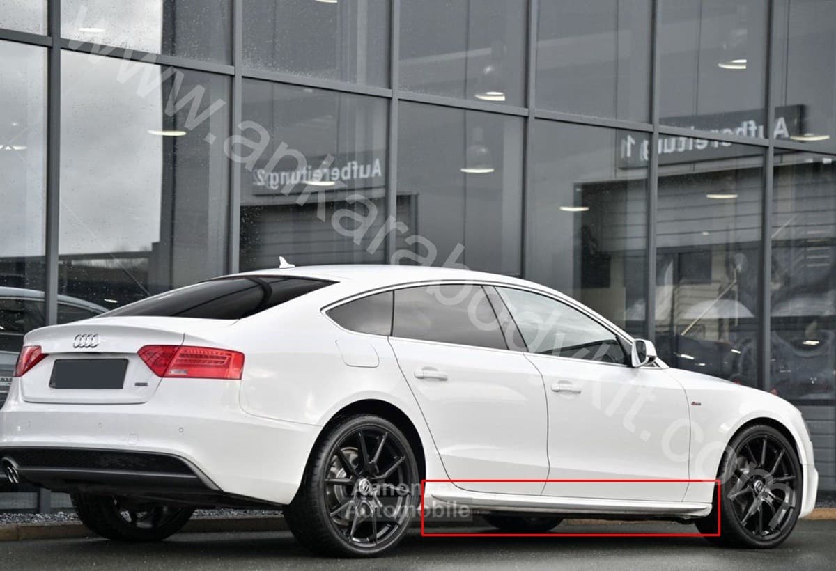 Audi A5 Sportback Sline Marşpiyel - Fiberglass - Boyasız