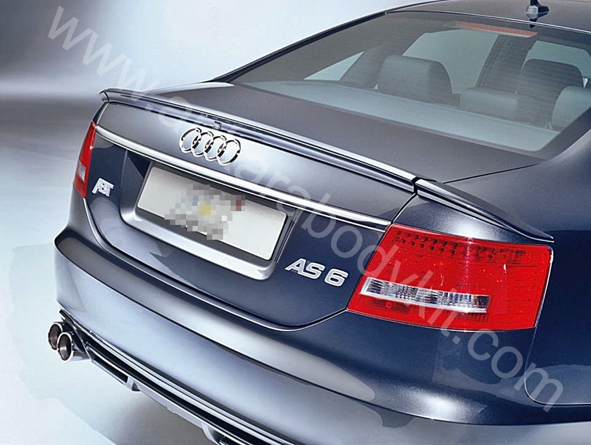 AUDİ A6 C6 3 PARÇA ABT SPOİLER - 2004 - 2011 FİBERGLASS - BOYASIZ
