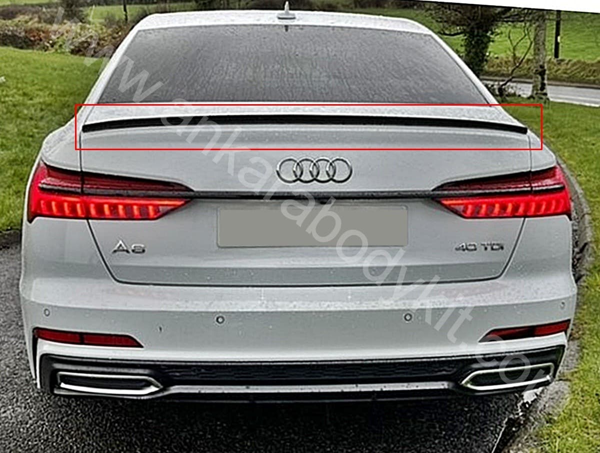 AUDİ A6 C8 ANATOMİK SPOİLER - 2020-2024 PLASTİK - BOYASIZ