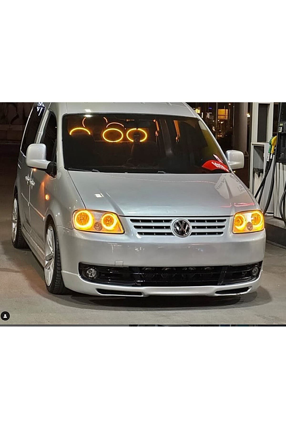 VW CADDY ÖN TAMPON EKİ - BOYASIZ FİBERGLASS - 2004 - 2009