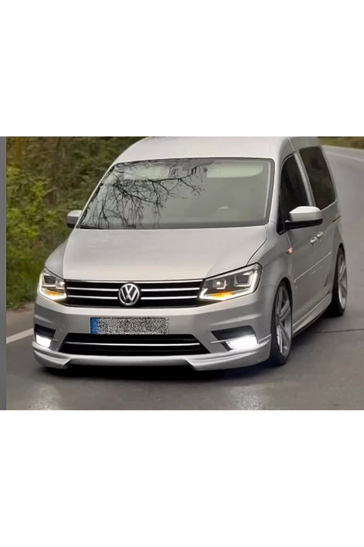 VW CADDY R ÖN TAMPON EKİ - 2015 - 2020 - BOYASIZ FİBERGLAS