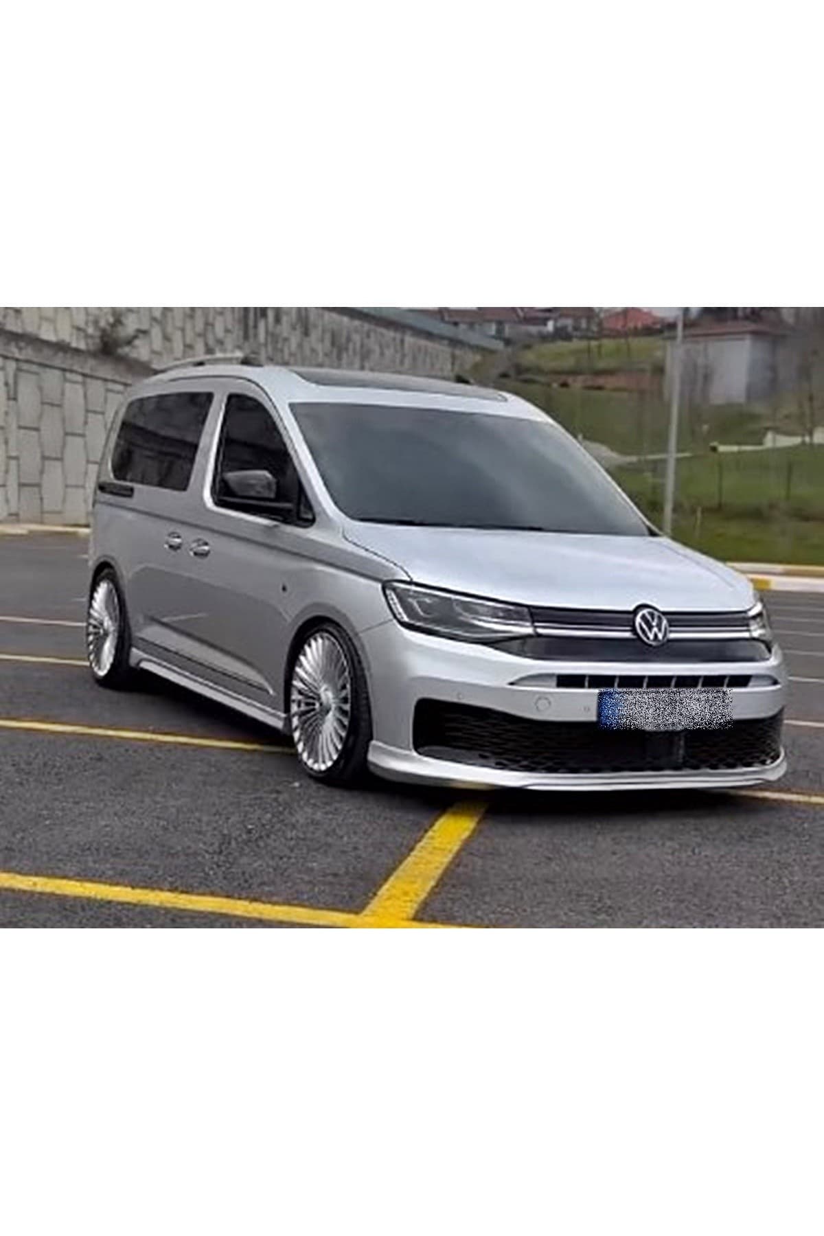 VW YENİ CADDY ÖN TAMPON EKİ - 2020 - 2025 BOYASI FİBERGLASS